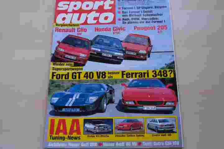 Deckblatt Sport Auto (09/1991)